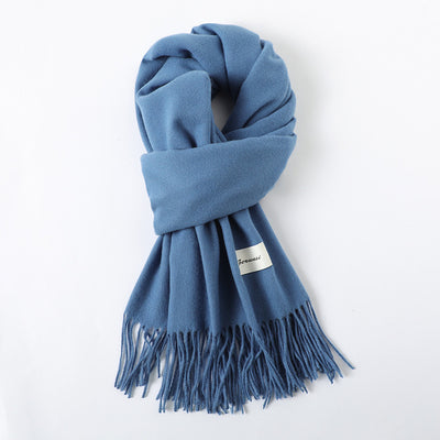 Pashmina Elegante con Borlas - Abrigo Artificial Cashmere Suave y Cálido - Image 35