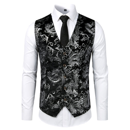 Chaleco Steampunk Dorado para Hombre - Traje Elegante sin Mangas - Image 10