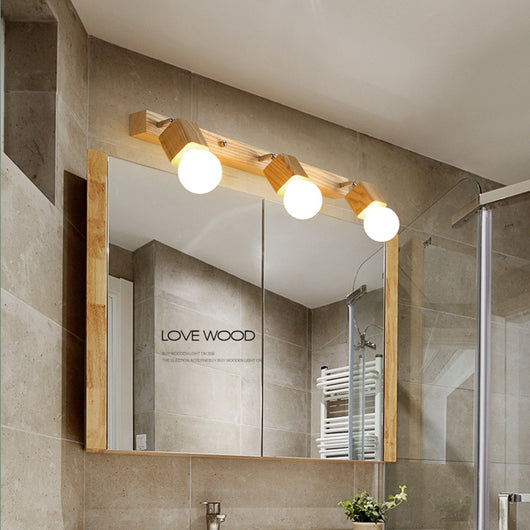 Lámpara LED de Pared con Espejo para Dormitorio - Diseño Creativo
