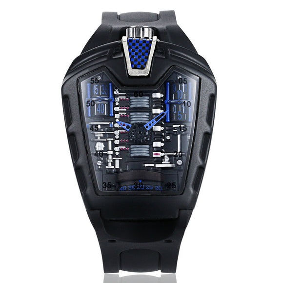 Reloj Deportivo de Lujo para Hombre - Resistente al Agua Tecnología Japonesa