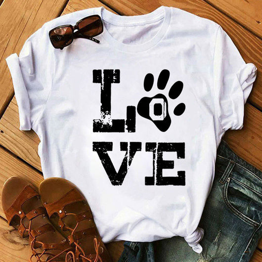 Playera con Estampado de Patita de Perro - Amor Canino - Image 15