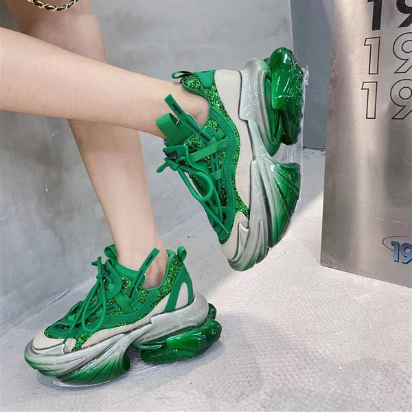 Zapatillas Deportivas Casual para Mujer con Suela Gruesa de Gel - Image 5