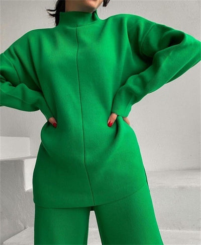 Conjunto de Sudadera Suelta y Pantalón Casual para Mujer - Image 23