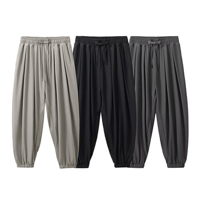 Pantalones Drapeados con Efecto Fresco y Encaje Trendy - Image 5
