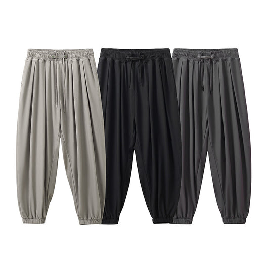 Pantalones Drapeados con Efecto Fresco y Encaje Trendy - Image 5