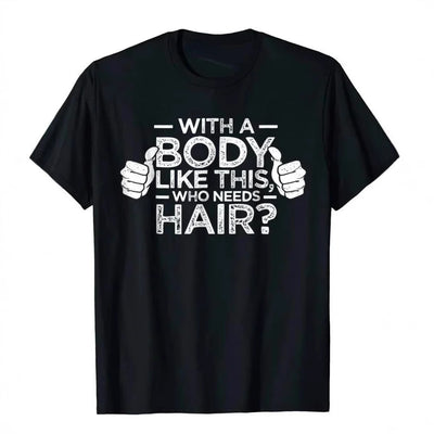 Camiseta Manga Corta Algodón Estampada Letras Inglesas Talla Grande Hombre