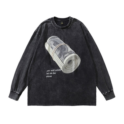 Camiseta Estampado Cartoon Urbano con Efecto Desgastado - Image 8