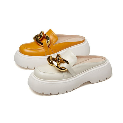 Sandalias de Cuero para Mujer con Hebillas Metálicas - Image 6