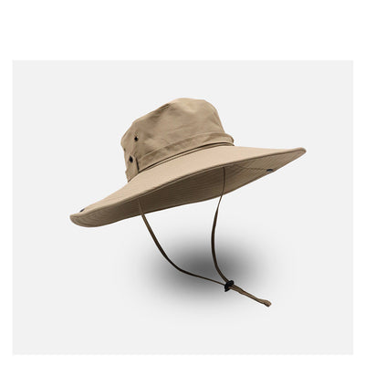 Sombrero Vaquero de Ala Ancha con Protección Solar para Pesca y Senderismo - Image 4