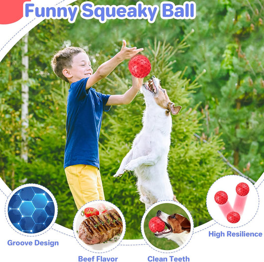 Pelota Masticable Indestructible para Perros Grandes - Juguete Interactivo Antiansied con Sonido - Image 8