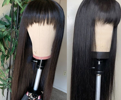 Peluca de Cabello Natural con Mecanismo de Alisado - Image 10