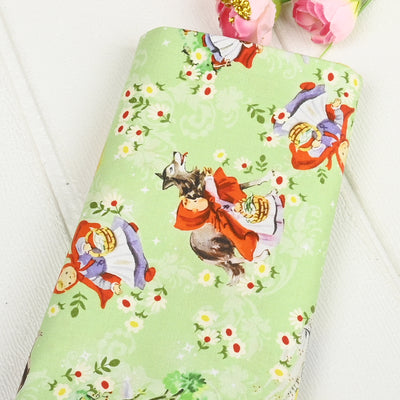 Tela de Algodón Estampado Cuento de Hadas para Proyectos Artesanales DIY