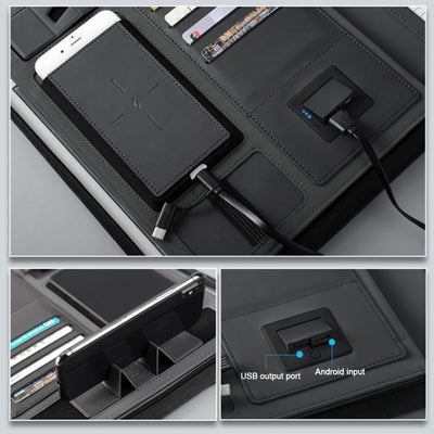 Maletín Profesional A4 con Cargador Inalámbrico 5000 mAh - Image 3