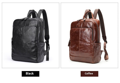 Mochila de Cuero Genuino para Hombre - Estilo Ejecutivo - Image 9
