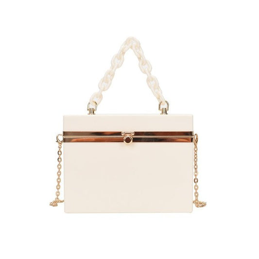 Bolso de Mano Candy Color con Cadena - Clutch Elegante para Eventos - Image 2