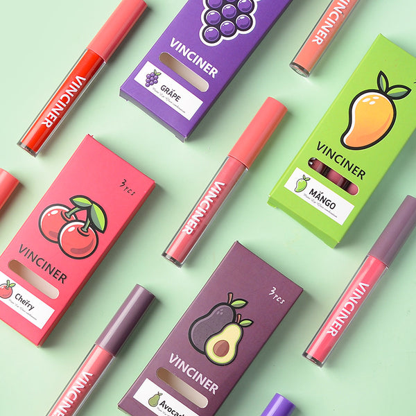 Set de 3 Gloss Labiales Mate Antiadherente