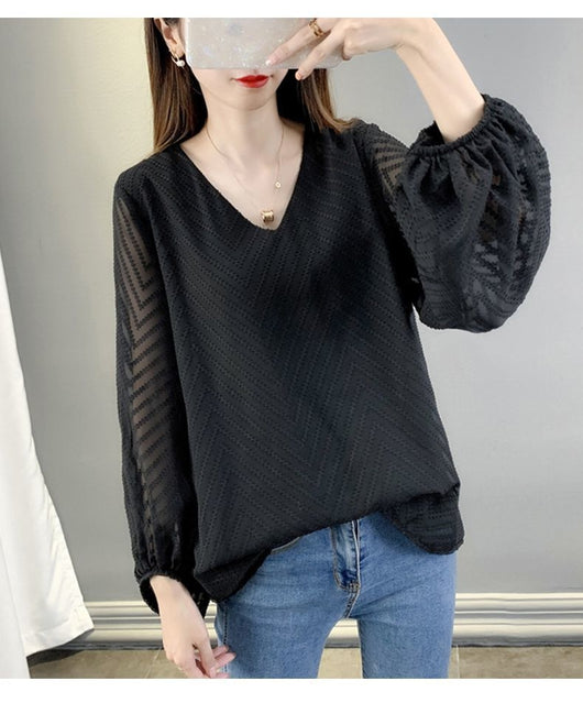 Blusa Chifón Premium Efecto Reductor y Cobertura Abdominal - Image 15