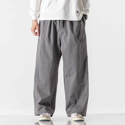 Pantalones Harem Overol Ancho Tendencia Piernas Rectas - Image 7