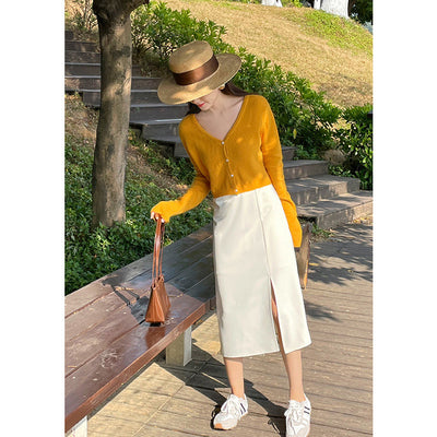 Falda Midi Elegante con Abertura Lateral - Image 6