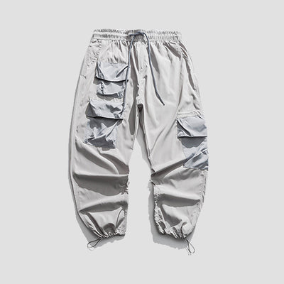 Pantalones Casuales Versátiles con Múltiples Bolsillos - Estilo Japonés Moderno - Image 9
