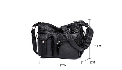 Bolso Bandolera Mujer Lavado con Gran Capacidad - Estilo Versátil - Image 15