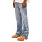 Jeans Anchos para Hombre con Diseño Degradado