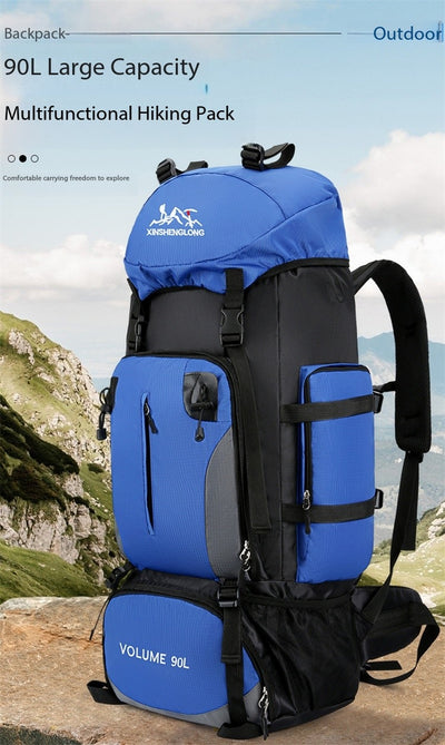 Mochila de Viaje 90L Impermeable para Senderismo y Trabajo - Image 20