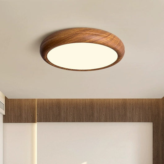 Lámpara de Techo Dormitorio Diseño Moderno Tonos Nogal - Image 3