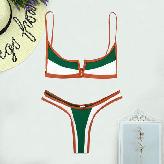 Bikini Dividido Estilo Europeo Sexy y Moderno - Image 15