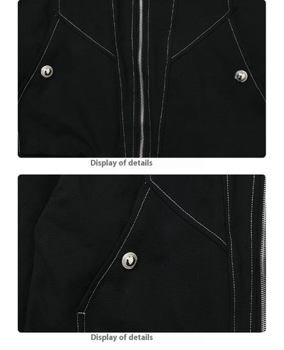 Chaqueta Suelta Retro Americana de Alto Impacto para Hombre - Image 10