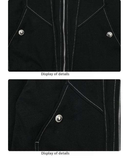 Chaqueta Suelta Retro Americana de Alto Impacto para Hombre - Image 10