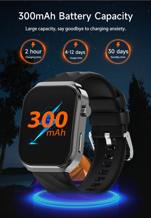 Reloj Inteligente con Llamadas Bluetooth, Monitor Cardíaco y Asistente de Voz - Image 17