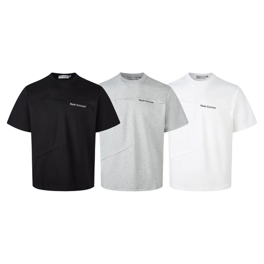Camiseta Suelta Casual de Cuello Redondo - Comodidad de Verano Americano