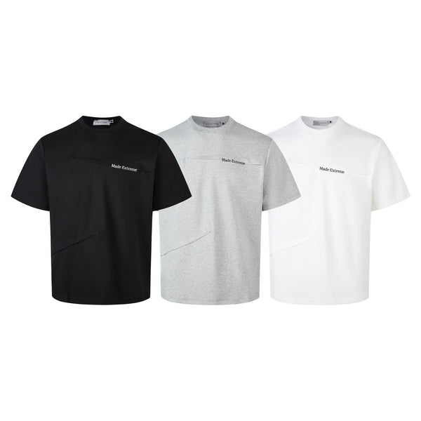 Camiseta Suelta Casual de Cuello Redondo - Comodidad de Verano Americano