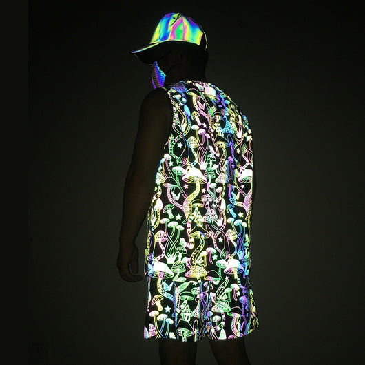 Conjunto Deportivo Reflectante: Tank Top y Shorts para Entrenar - Image 6