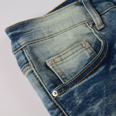 Jeans Rotos con Parches de Color Estilo Retro - Image 18