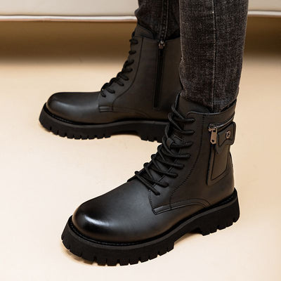 Botas Martin de Cuero para Hombre - Botines Altos Clásicos - Image 18