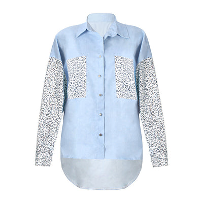 Cardigan de Solapa con Estampado Leopardo y Bolsillos - Image 24