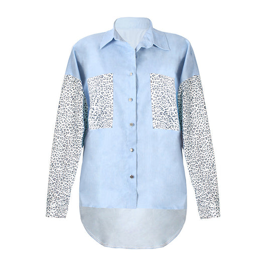 Cardigan de Solapa con Estampado Leopardo y Bolsillos - Image 24