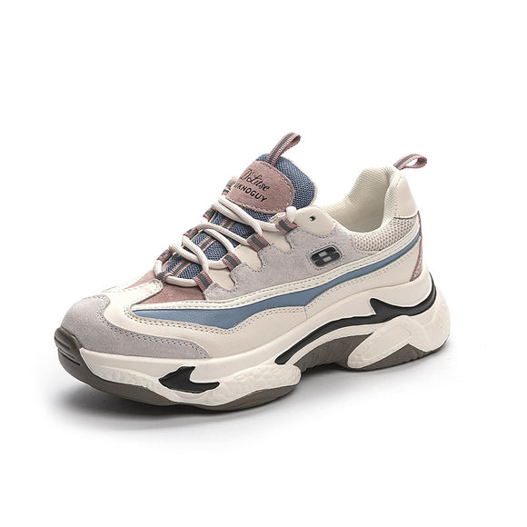 Tenis Plataforma Retro Autuspin Mujer - Cuero Transpirable Invierno Otoño