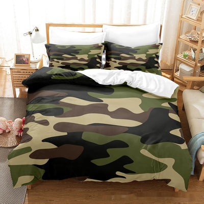 Juego de Edredón y Almohadas Estampado Textura Pelaje Animal - Image 12