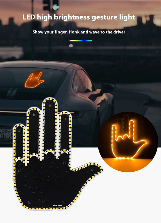 Luz de Gesto para Auto con Alerta Anticolisión Multifunción - Image 10
