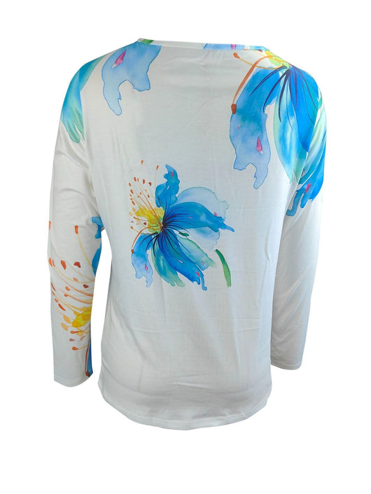 Camiseta Estampada de Manga Larga con Cierre para Mujer - Image 16