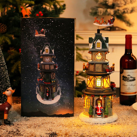 Caja de Música Giratoria Luminosa con Luz Nocturna para Niños - Image 3