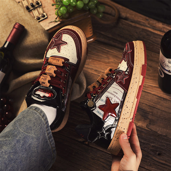 Tenis Deportivos con Diseño de Estrellas para Hombre