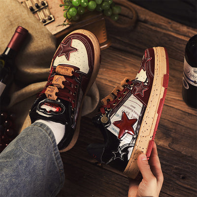 Tenis Deportivos con Diseño de Estrellas para Hombre