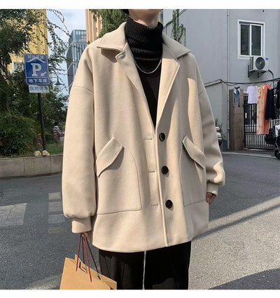 Abrigo Gabardina Casual Versátil para Hombre - Corte Relajado Primavera Otoño - Image 18