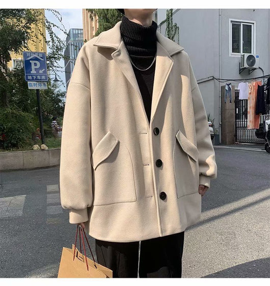 Abrigo Gabardina Casual Versátil para Hombre - Corte Relajado Primavera Otoño - Image 18