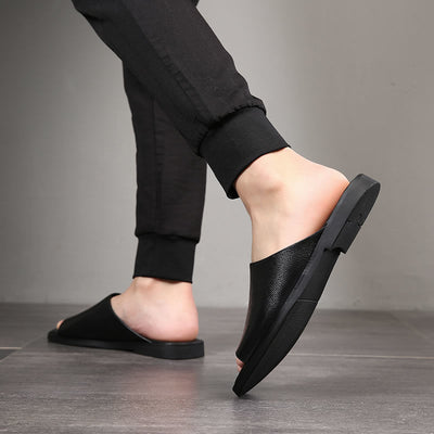 Sandalias Casuales de Cuero para Hombre - Comodidad de Verano - Image 3