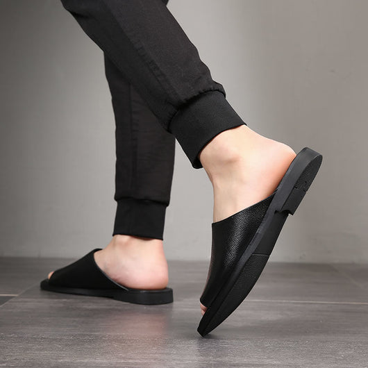 Sandalias Casuales de Cuero para Hombre - Comodidad de Verano - Image 3